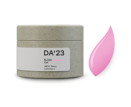 DA'23. Builder gel, Arch, Peony, 30 ml, будівельний гель, півонія #1